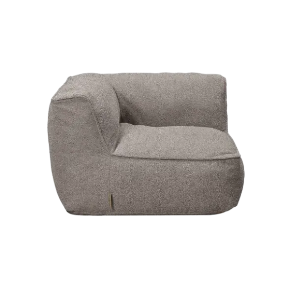 Outdoor Ecksitzer -GROW- Farbe Earth Bouclé (exkl. Bodenplatte)