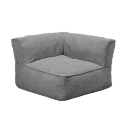 Outdoor Ecksitzer -GROW- Farbe Stone Bouclé (exkl. Bodenplatte)