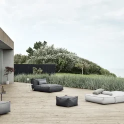 Outdoor-Lounger -STAY- Farbe Coal - Größe 60 x 120 cm