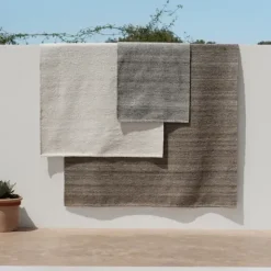 Outdoor Teppich -KAPET- Farbe Beige Melange - Größe M