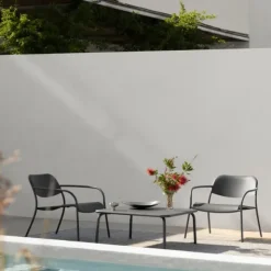 Outdoor Teppich -TENDOR- Farbe Beige Melange - Größe 80 x 200 cm