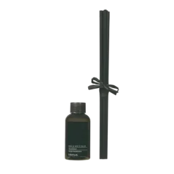 Raumduft Nachfüllset -FRAGA- Größe 100ml + 5 Sticks, Duft: Rose & White Musk