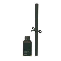 Raumduft Nachfüllset -FRAGA- Größe 100ml + 5 Sticks, Duft: Royal Leather