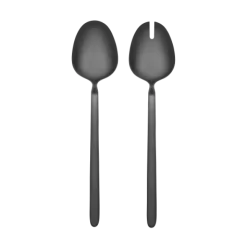 Salatbesteck -STELLA- Farbe Black