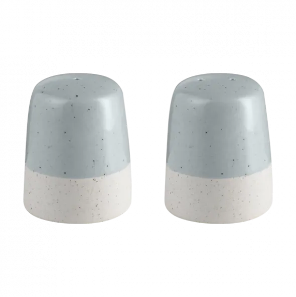 Salz- & Pfefferstreuer -SABLO- Farbe Stone - Größe Ø 4 cm