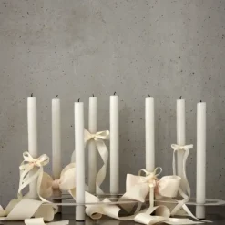 Samt Geschenkband -JUHLA- Farbe Moonbeam - Größe S
