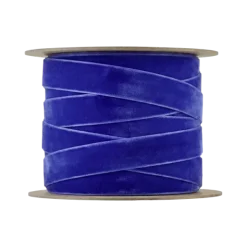 Samt Geschenkband -JUHLA- Farbe Mazarine Blue - Größe S
