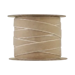 Samt Geschenkband -JUHLA- Farbe Vanilla - Größe S