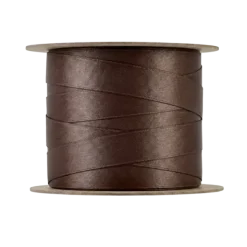 Satin Geschenkband -JUHLA- Farbe Dark Earth - Größe S