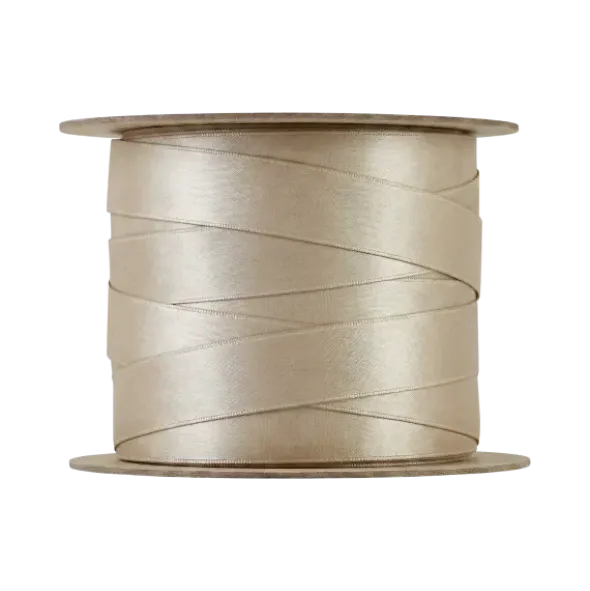 Satin Geschenkband -JUHLA- Farbe Vanilla - Größe S