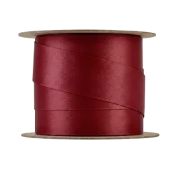Satin Geschenkband -JUHLA- Farbe Port - Größe M