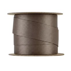 Satin Geschenkband -JUHLA- Farbe Coffee - Größe M