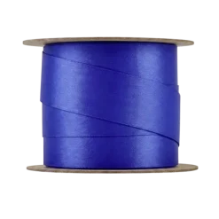 Satin Geschenkband -JUHLA- Farbe Mazarine Blue - Größe M