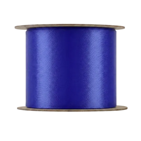 Satin Geschenkband -JUHLA- Farbe Mazarine Blue - Größe L