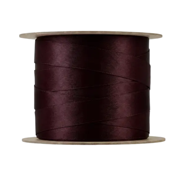 Satin Geschenkband -JUHLA- Farbe Midnight Plum - Größe S