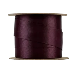 Satin Geschenkband -JUHLA- Farbe Midnight Plum - Größe M