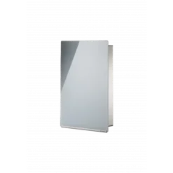 Schlüsselkasten Glas-Magnettafel -VELIO- Farbe Grau - size 30 x 20 cm, Hochformat