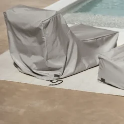 Schutzhülle für Lounger -STAY- Farbe Light Gray - für Größe 60 x 120 cm