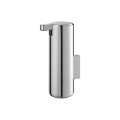 Seifenspender -MODO- Farbe Edelstahl poliert - Größe 165 ml, mit Wandhalterung