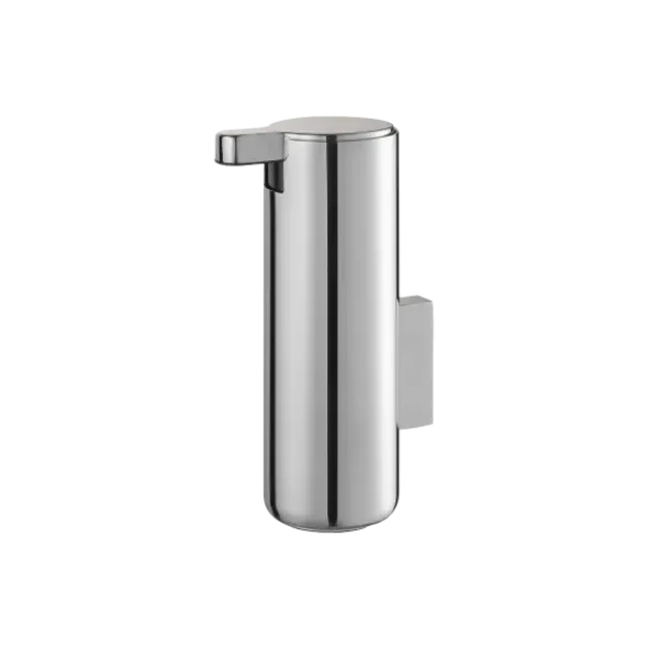 Seifenspender -MODO- Farbe Edelstahl poliert - Größe 165 ml, mit Wandhalterung