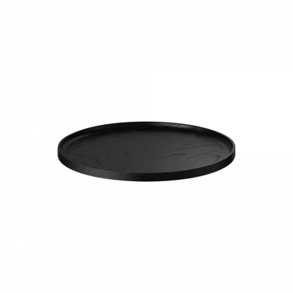 Serviertablett -OKU- Farbe Black - Größe M, Rund