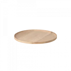 Serviertablett -OKU- Farbe Oak - Größe M, Rund