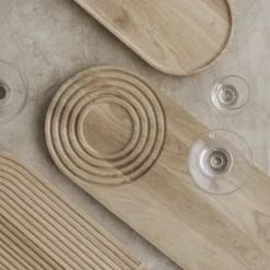 Servier- und Schneidebrett -ZEN- Farbe Oak - Größe M