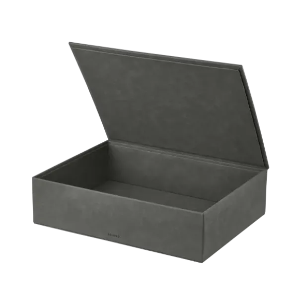 Set 2 Aufbewahrungsboxen -SAHLA- Farbe Pewter