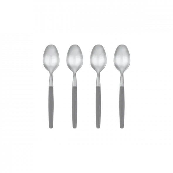 Set 4 Espressolöffel -MAXIME- Farbe Sharkskin