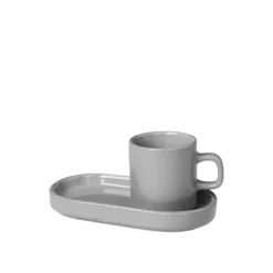 Set 2 Espressotassen -PILAR- Farbe Mirage Gray - Größe 50 ml