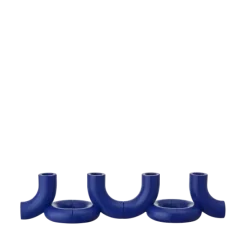 Set 2 Kerzenhalter -DOODLE- Farbe Mazarine Blue