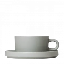 Set 2 Teetassen -PILAR- Farbe Mirage Gray - Größe 200 ml