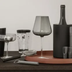 Set 2 Weißweingläser -BELO- Farbe Smoke - Größe 400 ml