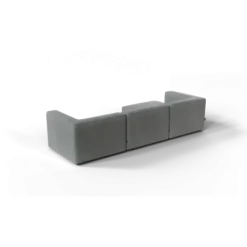 3-Sitzer Chaiselongue, links -TASI- Farbe Desert - Stoff: kvadrat Melange Nap