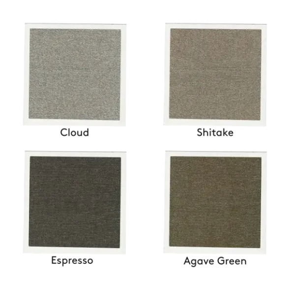 2-Sitzer Chaiselongue, rechts -MOCO- Farbe Espresso - Stoff: kvadrat Moss