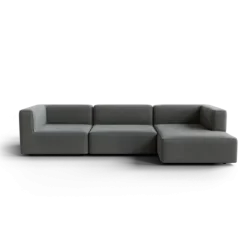 3-Sitzer Chaiselongue, rechts -TASI- Farbe Desert - Stoff: kvadrat Melange Nap