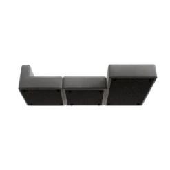 3-Sitzer Chaiselongue, rechts -TASI- Farbe Desert - Stoff: kvadrat Melange Nap