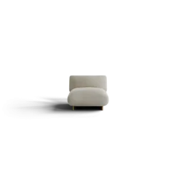 1-Sitzer Kombi -MOCO- Farbe Beige - Stoff: Boucla