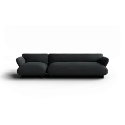 2,5-Sitzer Kombi -MOCO- Farbe Coal - Stoff: kvadrat Melange Nap