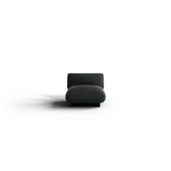 1-Sitzer Kombi -MOCO- Farbe Coal - Stoff: kvadrat Melange Nap