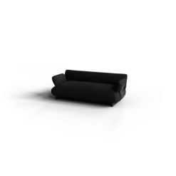 2-Sitzer Kombi -MOCO- Farbe Coal - Stoff: Boucla