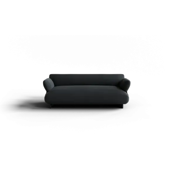 2-Sitzer Kombi -MOCO- Farbe Coal - Stoff: kvadrat Melange Nap