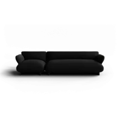 2,5-Sitzer Kombi -MOCO- Farbe Coal - Stoff: Boucla