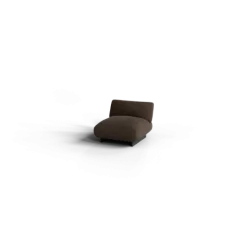 1-Sitzer Kombi -MOCO- Farbe Espresso - Stoff: kvadrat Moss