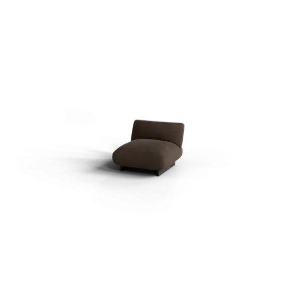 1-Sitzer Kombi -MOCO- Farbe Espresso - Stoff: kvadrat Moss