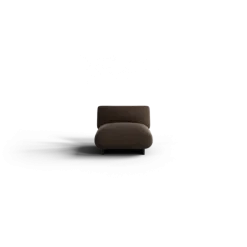 1-Sitzer Kombi -MOCO- Farbe Espresso - Stoff: kvadrat Moss