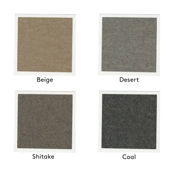 2,5-Sitzer Kombi -MOCO- Farbe Shitake - Stoff: kvadrat Melange Nap