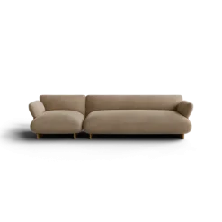 2,5-Sitzer Kombi -MOCO- Farbe Shitake - Stoff: kvadrat Moss