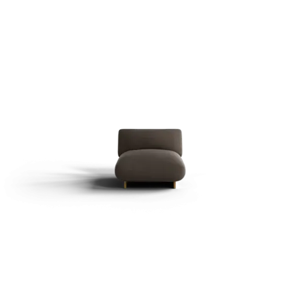 1-Sitzer Kombi -MOCO- Farbe Shitake - Stoff: Boucla