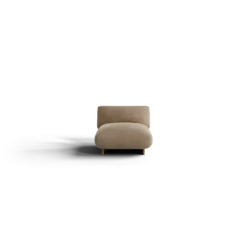 1-Sitzer Kombi -MOCO- Farbe Shitake - Stoff: kvadrat Moss